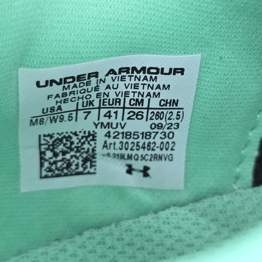Under Armour Unisex UA Brigade XC 2 Cross Country Spikes 3025462-002 - M 8/W 9.5 - Picture 11 of 11